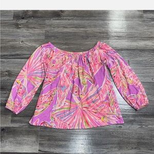 Lilly Pulitzer Emma Off-Shoulder Top